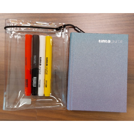Agenda Tinta Unita Glitter Datato 12 Mesi 2026/2027