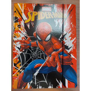 Cartellina Con Elastico Spiderman
