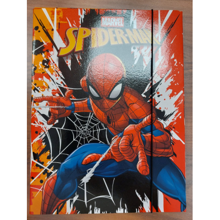 Cartellina Con Elastico Spiderman