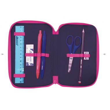 Astuccio 3 Zip Crazy Girl