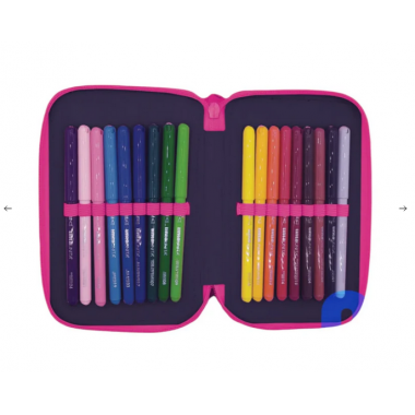 Astuccio 3 Zip Crazy Girl