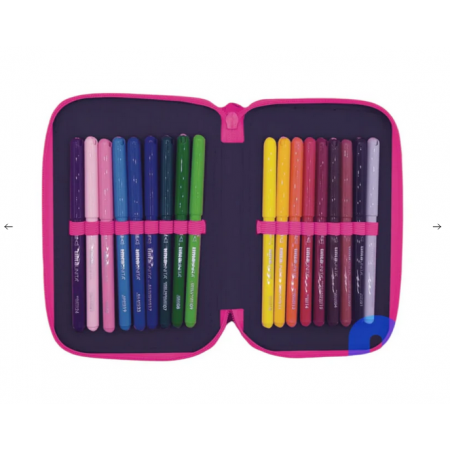 Astuccio 3 Zip Crazy Girl