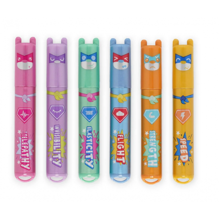 Set di 6 Mini Evidenziatori - Teddy's Superpower Legami