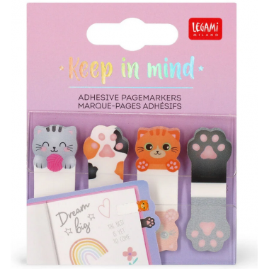 Segnapagina Adesivi Kitty - Keep in Mind - Legami