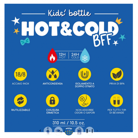 Borraccia Termica per Bambini - Penguin - Hot&Cold BFF