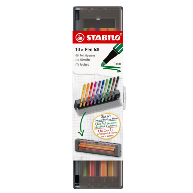 Set da scrivania Stabilo Point 68