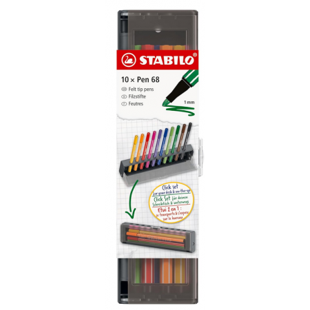 Set da scrivania Stabilo Point 68