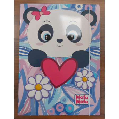 Cartellina Con Elastico Mofu Mofu