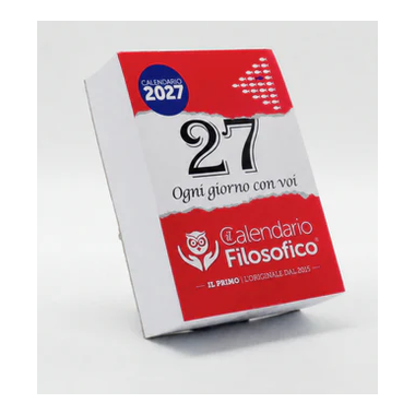 Calendario 2027 Filosofico A6 con supporto in cartone