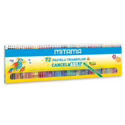 Mitama 72 pastelli triangolari cancellabili