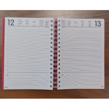 Agenda giornaliera A5 spiralata 2027...