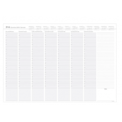 Agenda settimanale da tavolo datato TimeWork 2
