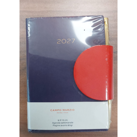 Agenda Settimanale 2027 Campo Marzio 9x13cm