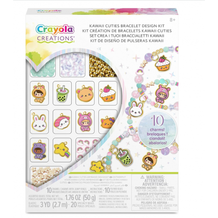 CRAYOLA Creations – Set Crea i Tuoi Braccialetti Kawaii