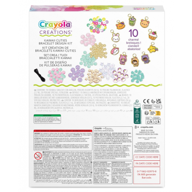 CRAYOLA Creations – Set Crea i Tuoi Braccialetti Kawaii