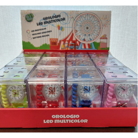 Orologio Led multicolor Seven Sj