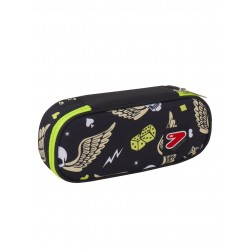 Pencil Bag Round Plus Skull Boy Seven