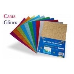 Carta Glitter A4 - Wiler
