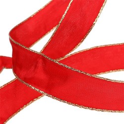 Nastro di seta con bordo dorato 15 x 25- Stumpf 2