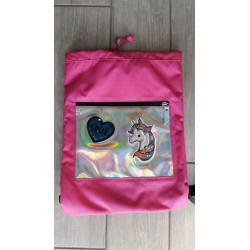 Soft Backpack Unicorno Argento SJ Gang - Seven