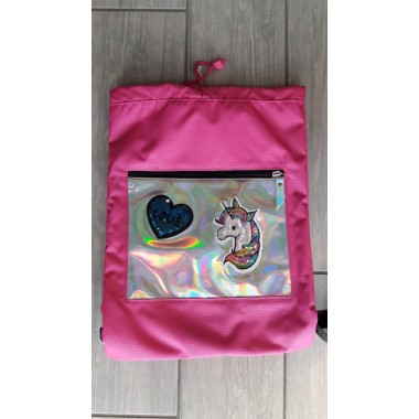 Soft Backpack Unicorno Argento SJ Gang - Seven