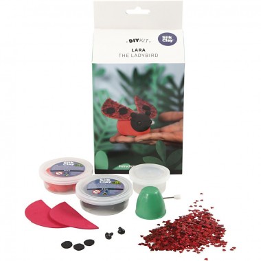 Lara The Ladybird Diy Kit - Silk Clay