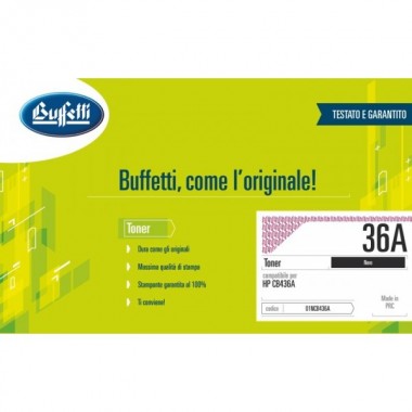 Toner HP - Compatibile 36A Nero
