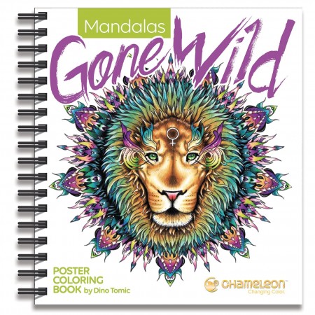 Gone Wild Mandalas Chameleon
