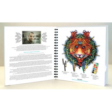 Gone Wild Mandalas Chameleon