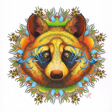 Gone Wild Mandalas Chameleon