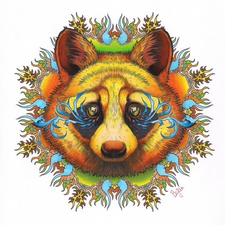 Gone Wild Mandalas Chameleon