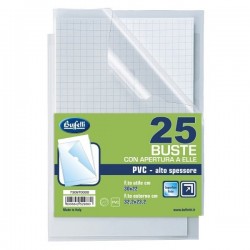 Buste a L - PVC - alto spessore - lisce