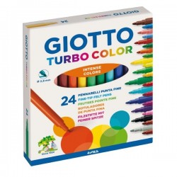 Pennarelli Giotto Turbo Color - 24 pezzi