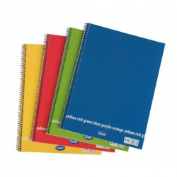 Blocchi Notes spiralati Happy Color - A4 quadretti 4 mm