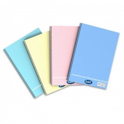 Blocchi Notes spiralati Happy Color Pastel - A4 quadretti 5 mm