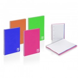 Blocchi Notes Happy Color Fluo - A4 quadretti 5 mm