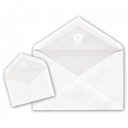 Buste classiche bianche - 11,4 x 16,2 cm - 500 buste