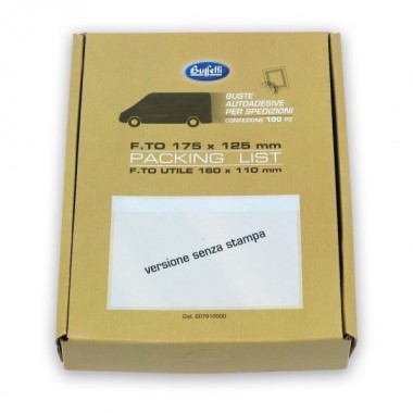 Buste adesive neutre per documenti - 330 x 235 mm