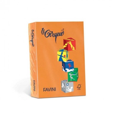 Carta Le Cirque - colori forti - Arancio tropico - 80 g - Favini