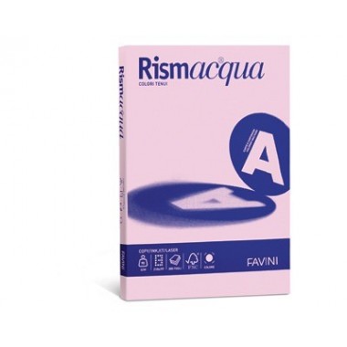 Carta Rismacqua - colori tenui - 200 g - Rosa - Favini