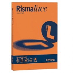 Carta Rismaluce - colori forti - 90 g - Arancio - Favini