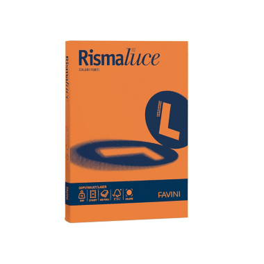 Carta Rismaluce - colori forti - 90 g - Arancio - Favini