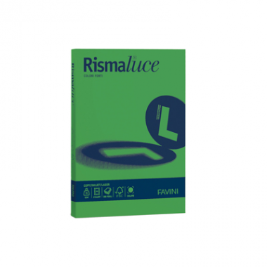 Carta Rismaluce - colori forti - 200 g - Verde - Favini