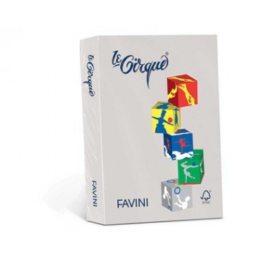 Carta Le Cirque - colori tenui - 80 g - Grigio - Favini