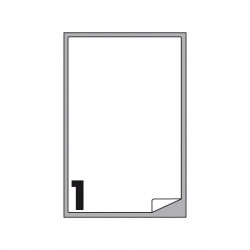 Etichette adesive TAK-TO - 199,6 x 289,1 mm