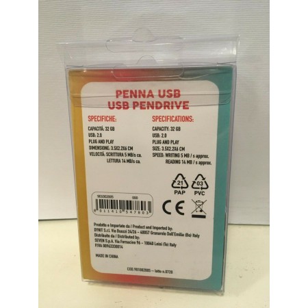 Chiavetta penna USB - 32 GB - Seven