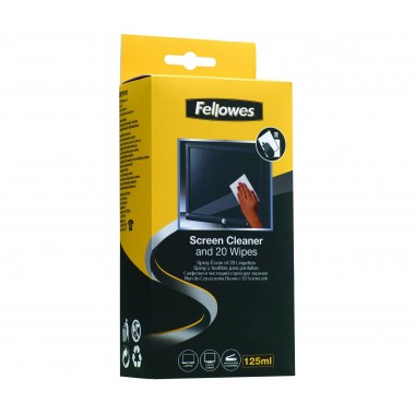 Soluzione e salviette schermo - Fellowes