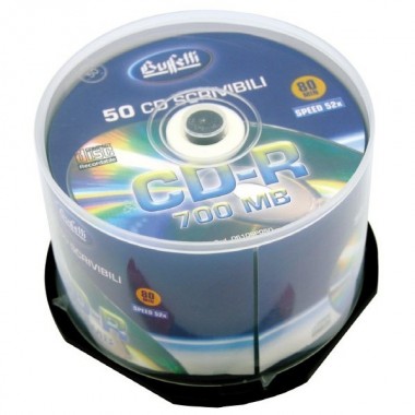 CD-R scrivibile - 700 MB - spindle da 50 - Silver