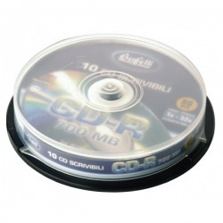 CD-R scrivibile - 700 MB - spindle da 10 - Silver