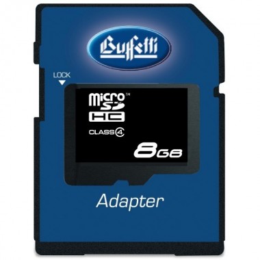 MicroSD con adattatore - 8 GB